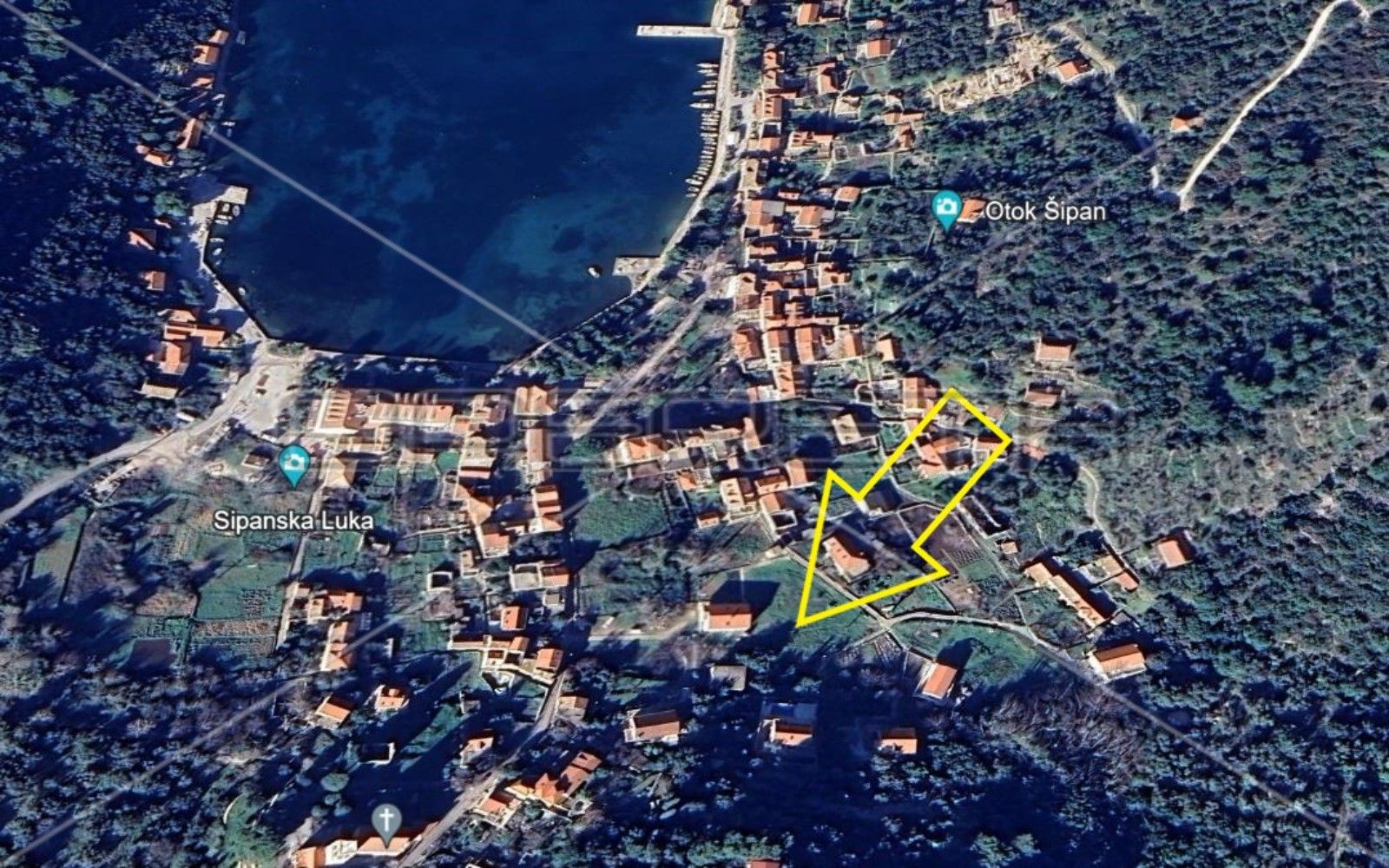 Land - Šipanska Luka, Dubrovnik - okolica, Dubrovnik 1159m2