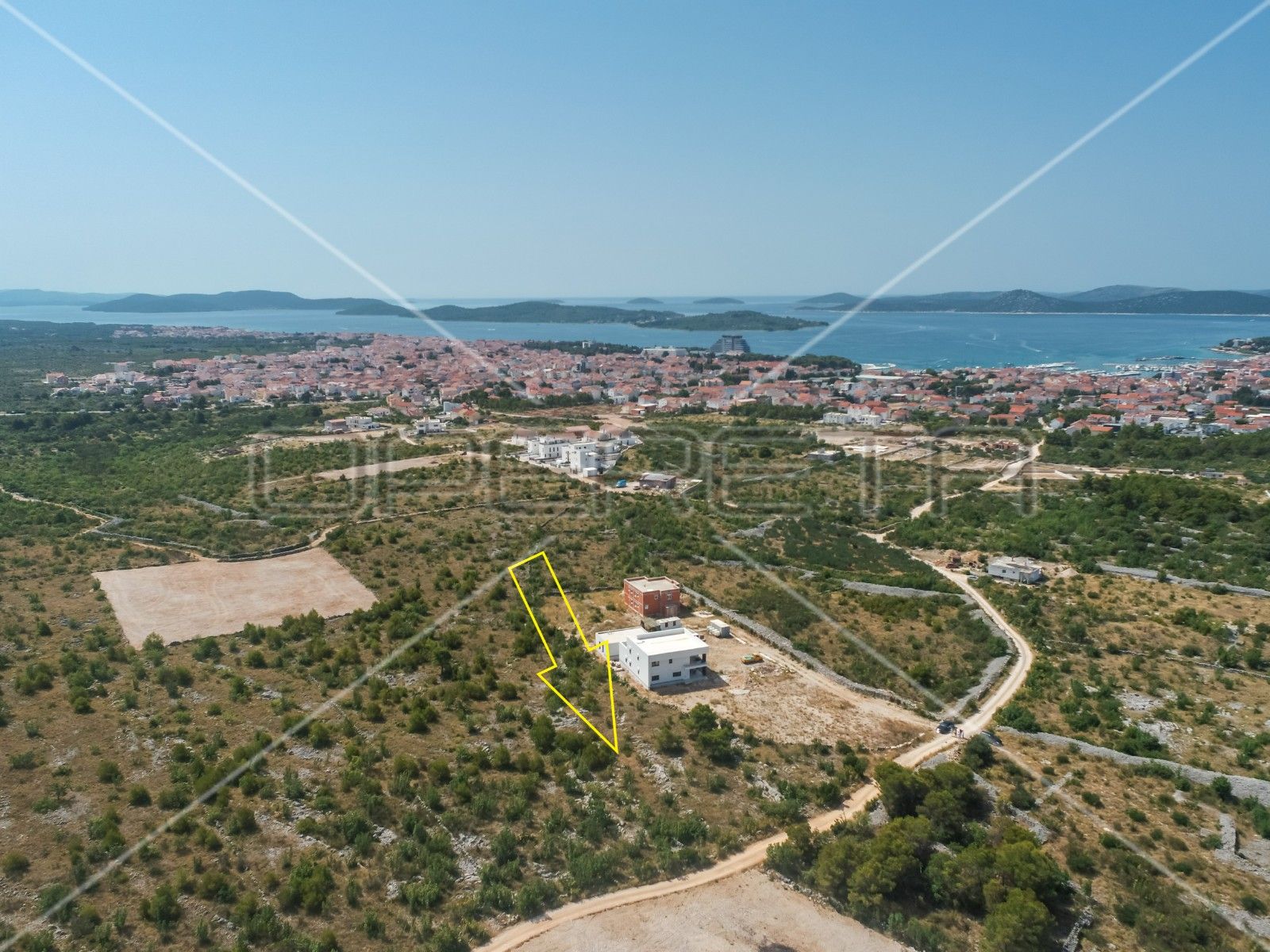 Zemljište - Ruđera Boškovića, Vodice, Vodice 2517m2