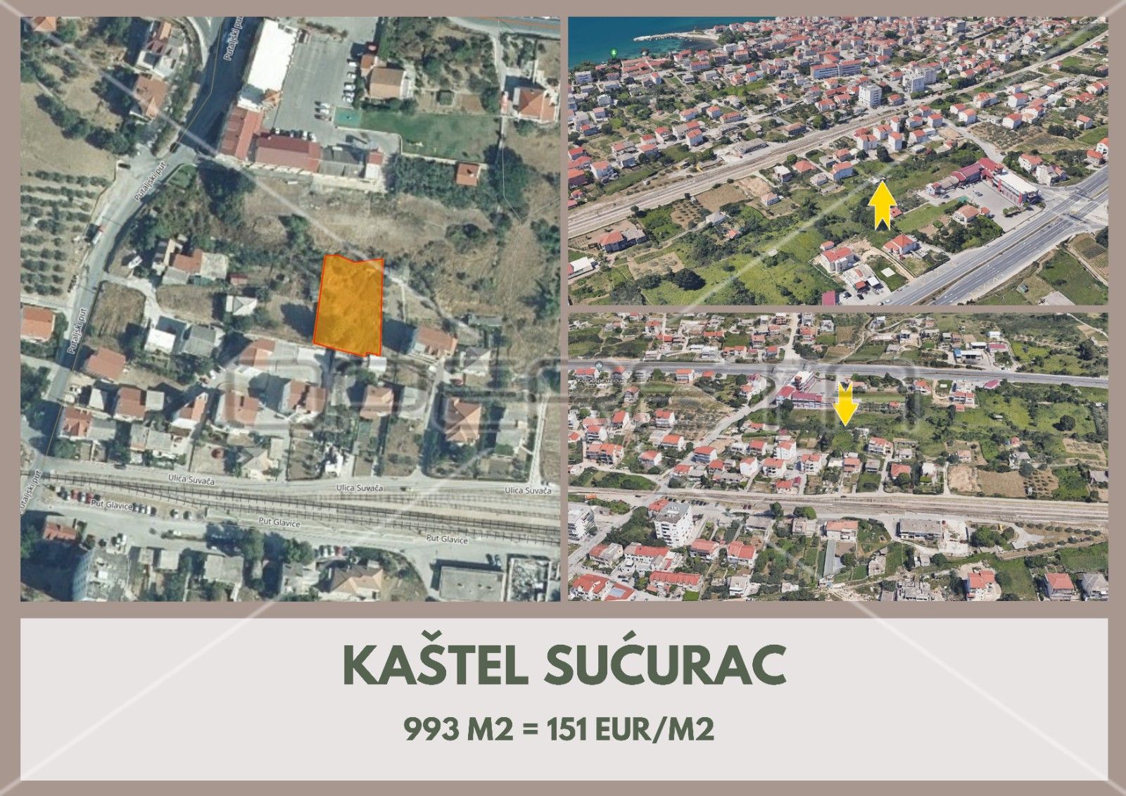 Land - Putaljski put, Kaštela, Kaštela 993m2