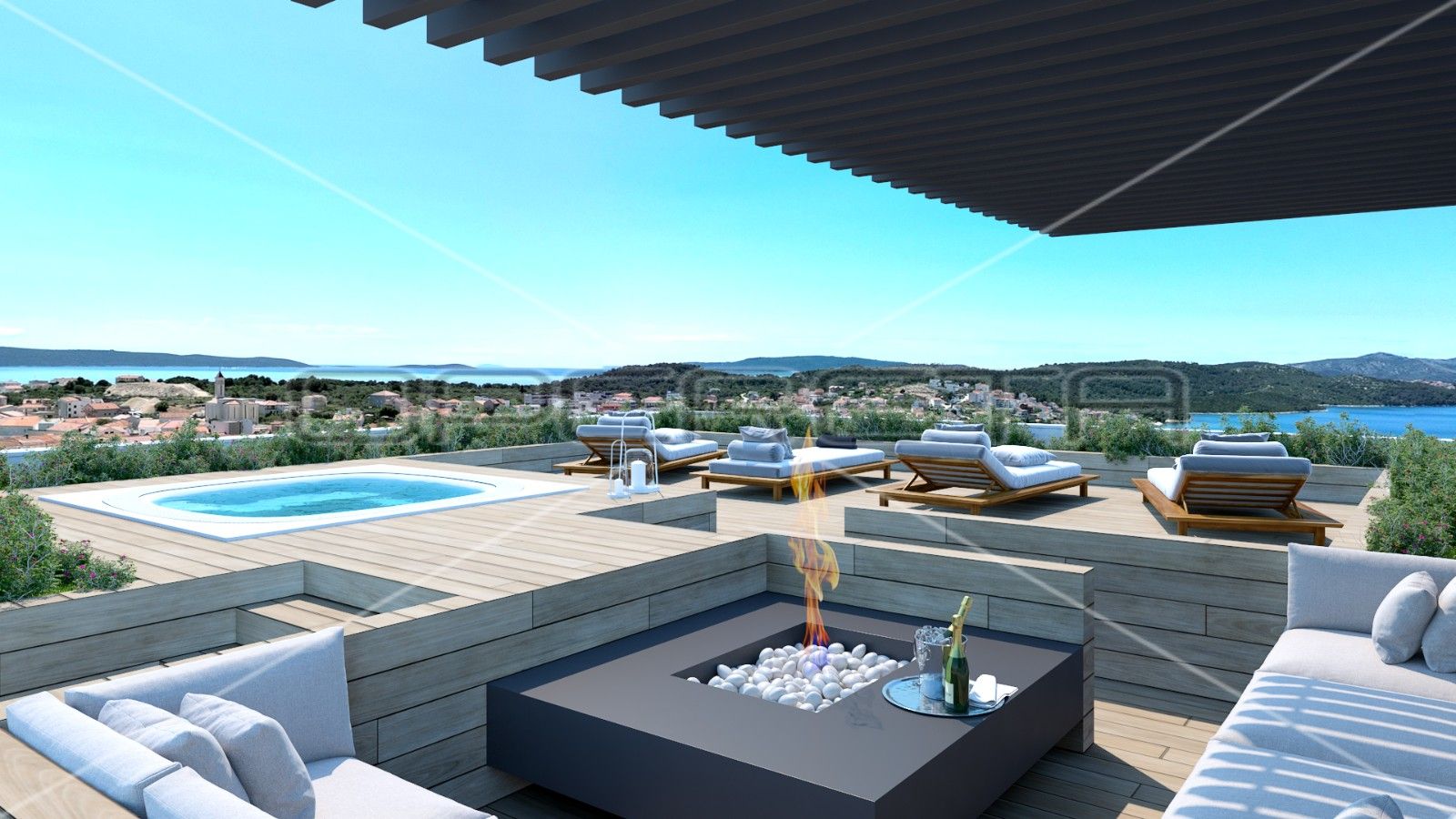 Apartment - Okrug, Okrug gornji, Trogir 73.67m2