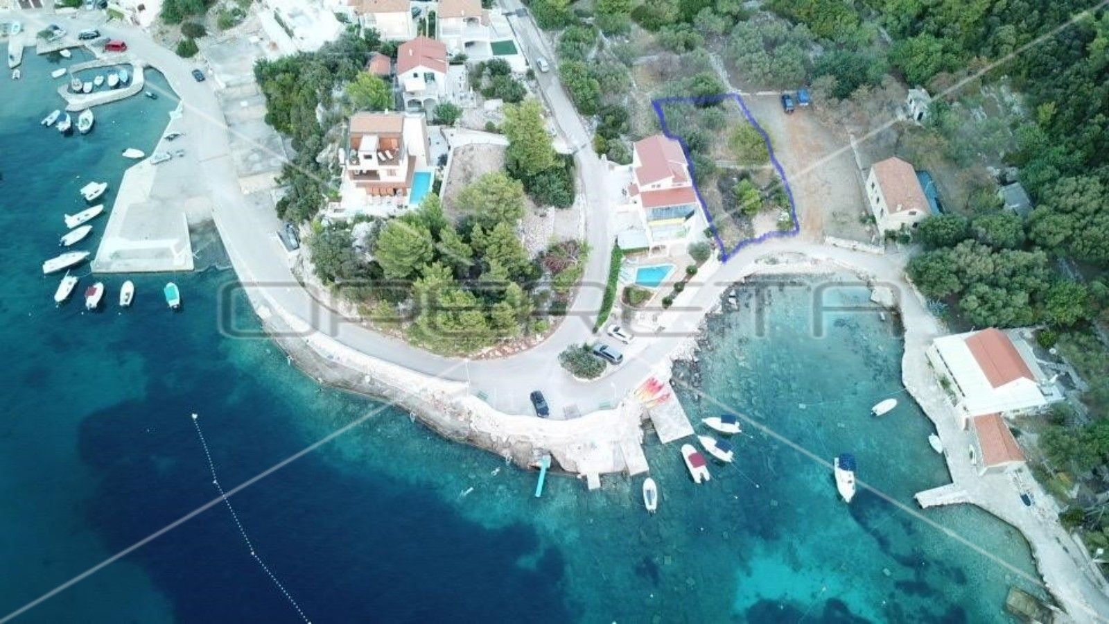 Zemljište - Uvala Gršćica, Korčula, Korčula 730m2