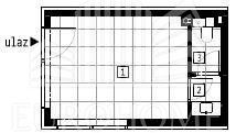 Poslovni Prostor - Trešnjevka - Sjever 19.2m2