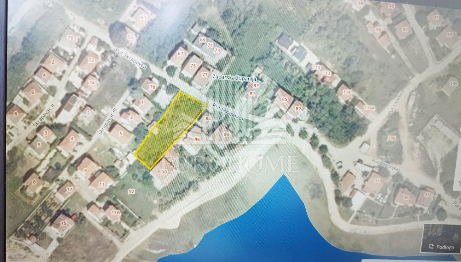 Land - Privlaka 985m2