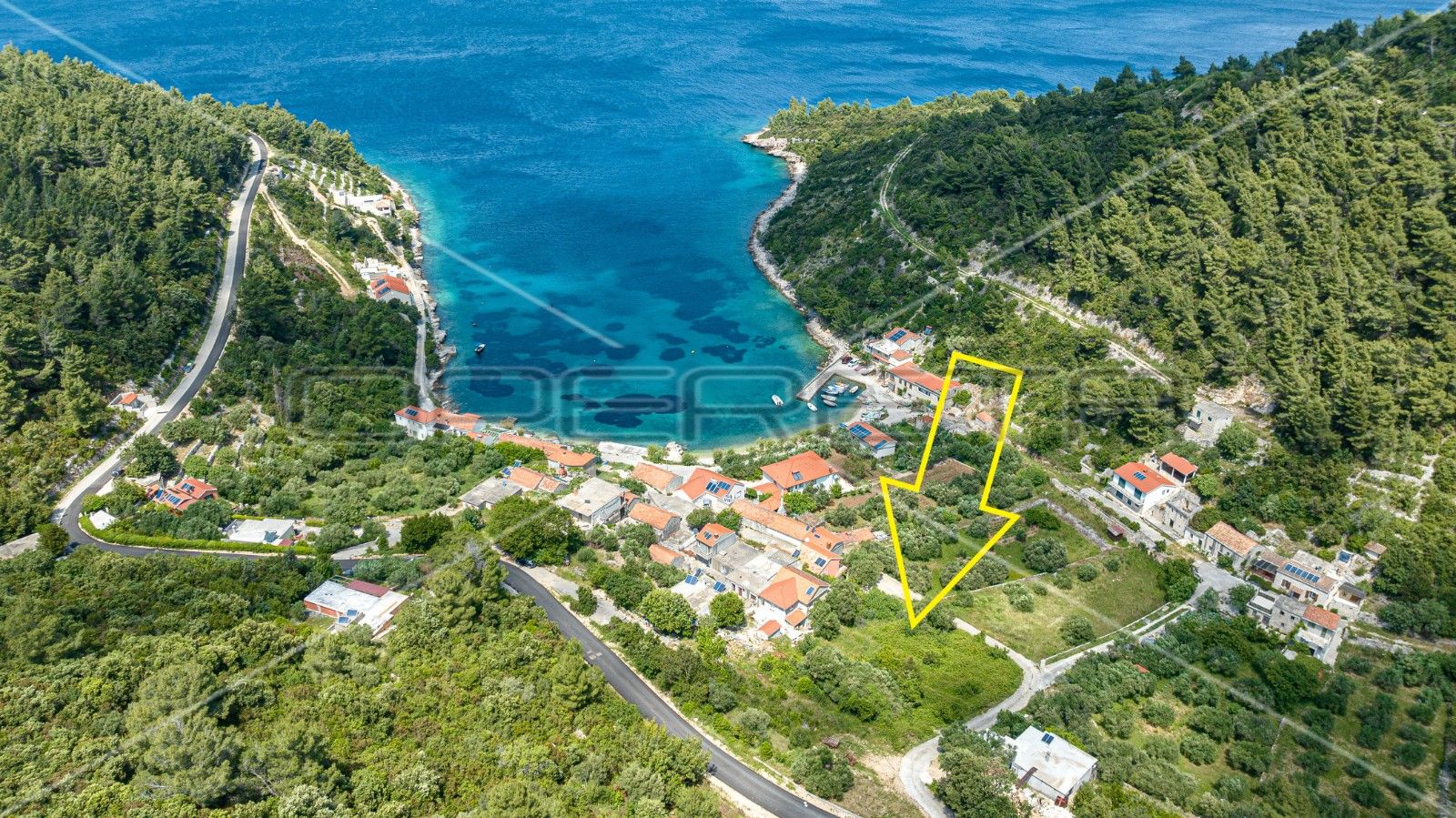 Zemljište - Uvala Babina, Korčula, Korčula 1431m2