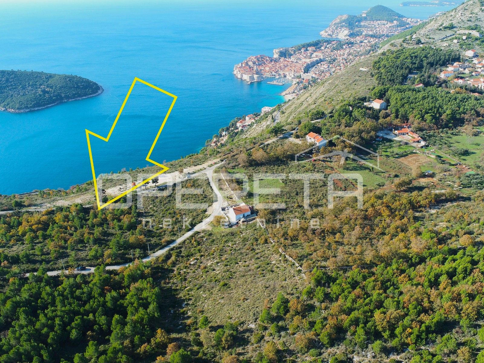 Land, - Bosanka, Dubrovnik - okolica, Dubrovnik ,1225m2